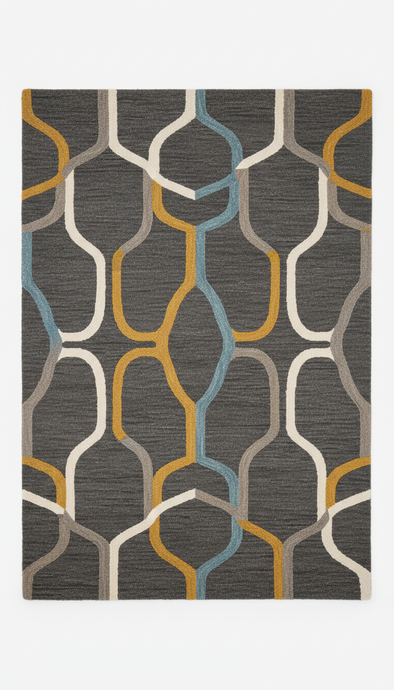 Hand-Tufted Wool Area Rug